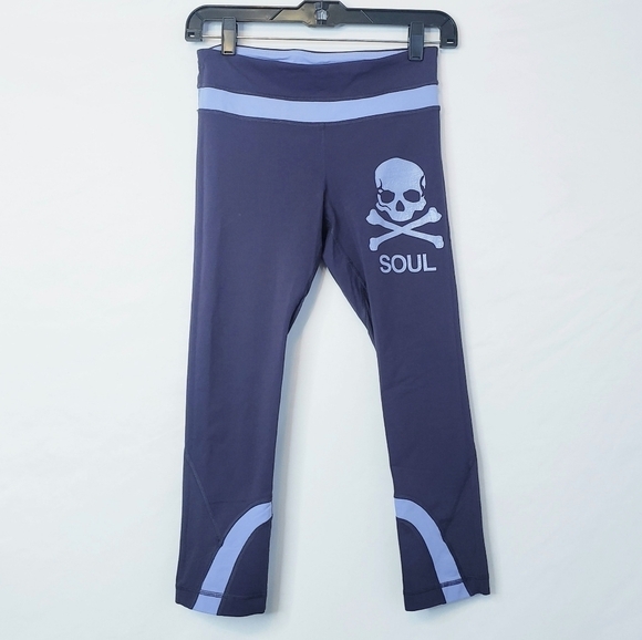 lululemon athletica Pants - Lululemon Athletica x Soulcycle Inspire Crop Leggings Capri Pants